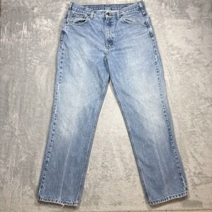 Carhartt Jeans Men 36x32 (Fits 34X31) Blue Fade Traditional Fit B180 STW